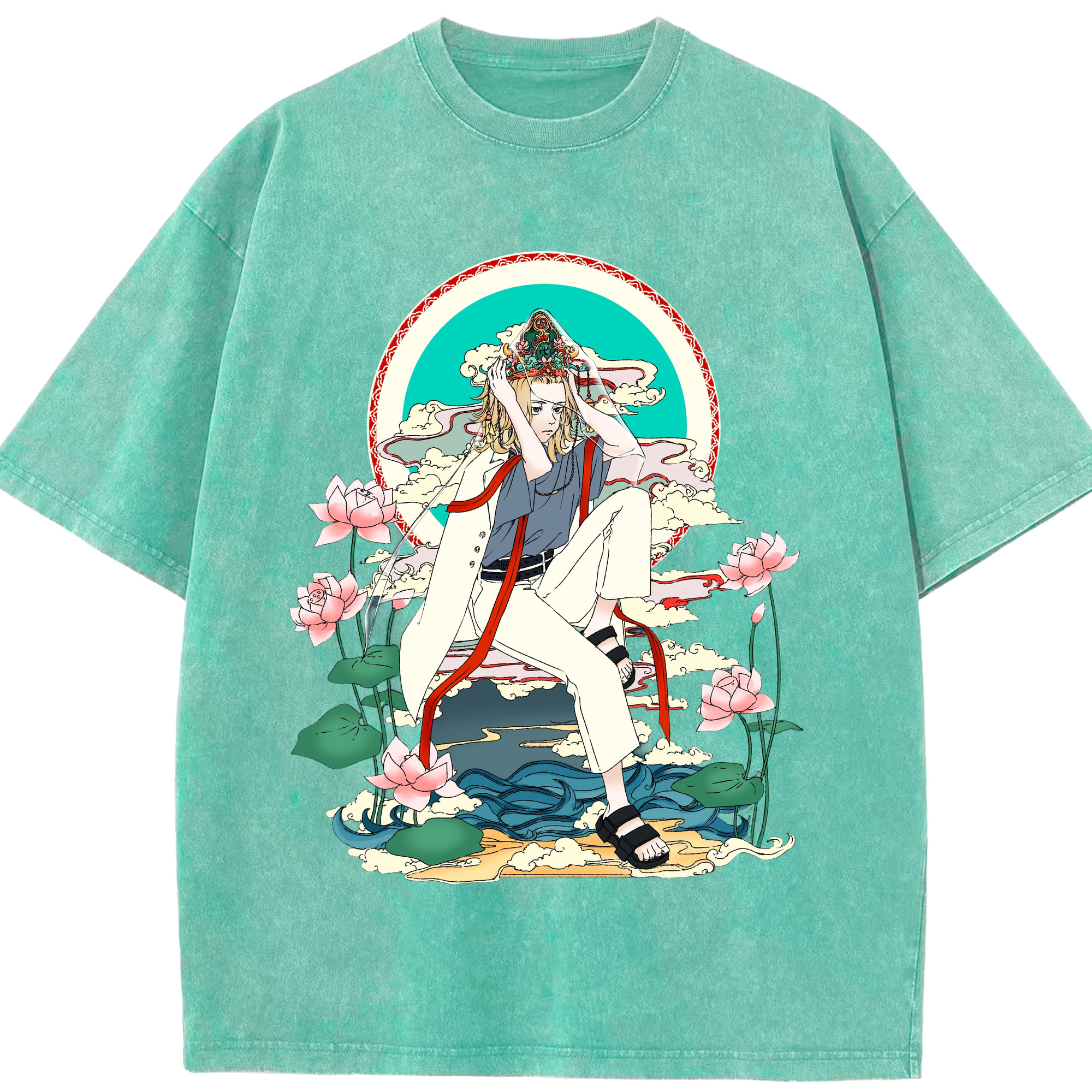 （画像用） 東京リベンジャーズ Tokyo Revengers 綿100% ヴィンテージ風 半袖Tシャツ（フロントプリント）